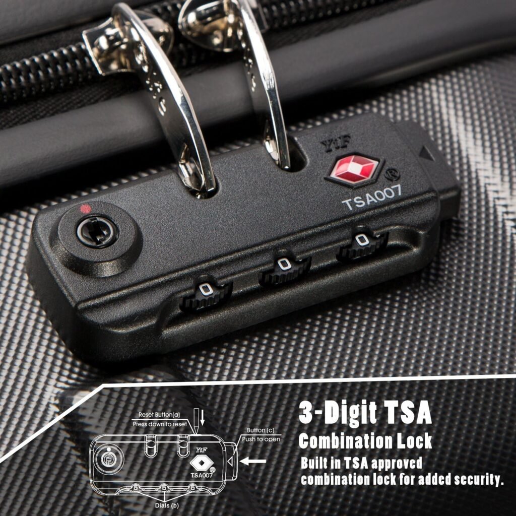 Coolife Luggage Expandable(only 28) Suitcase 3 Piece Set with TSA Lock Spinner 20in24in28in (sliver) Coolife Luggage Expandable(only 28) Suitcase 3 Piece Set with TSA Lock Spinner 20in24in28in (sliver)