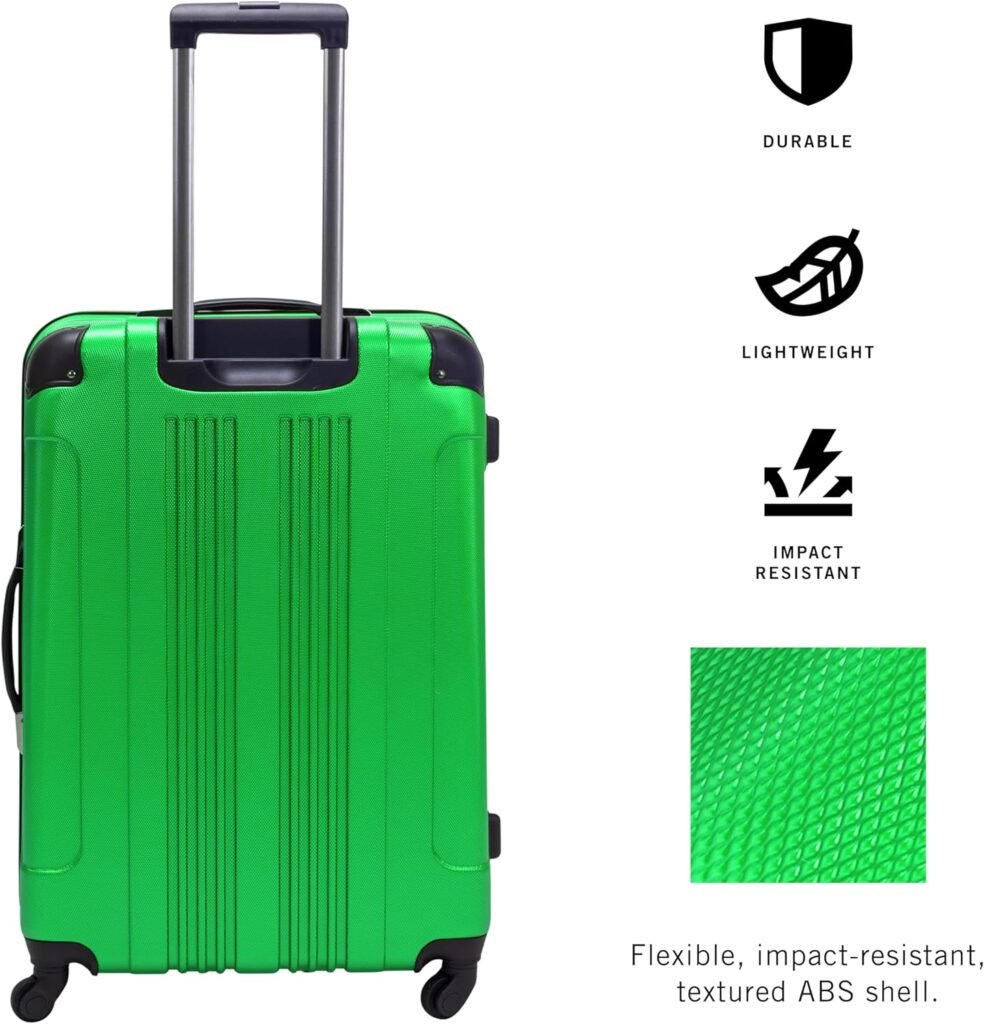 Kenneth Cole REACTION Out of Bounds Lightweight Hardshell 4-Wheel Spinner Luggage, Smokey Purple, 3-Piece Set (20, 24, 28) Kenneth Cole REACTION Out of Bounds Lightweight Hardshell 4-Wheel Spinner Luggage, Smokey Purple, 3-Piece Set (20, 24, 28)