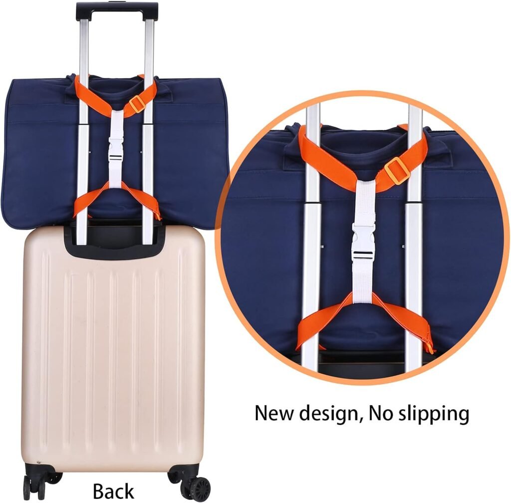 Luggage Straps Bag Bungees for Add a Bag Easy to Travel Suitcase Elastic Strap Belt