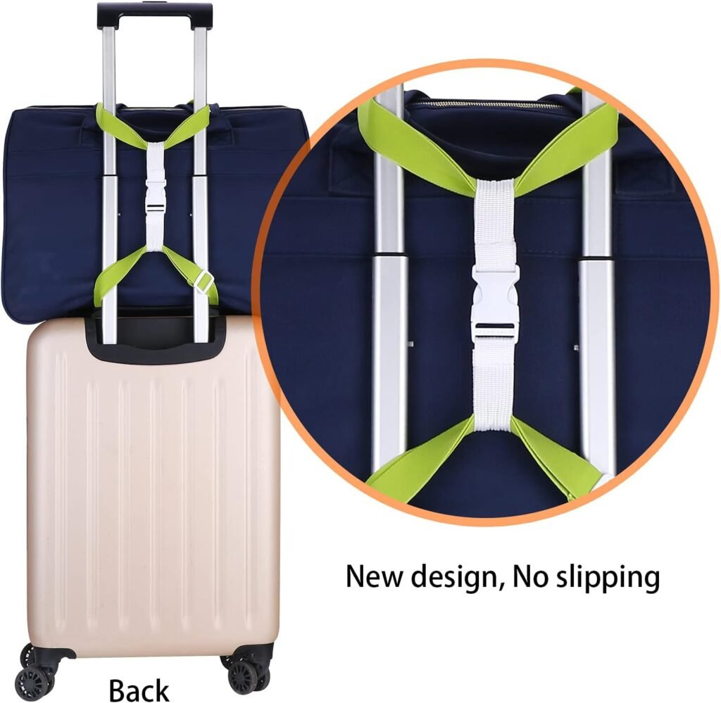 Luggage Straps Bag Bungees for Add a Bag Easy to Travel Suitcase Elastic Strap Belt