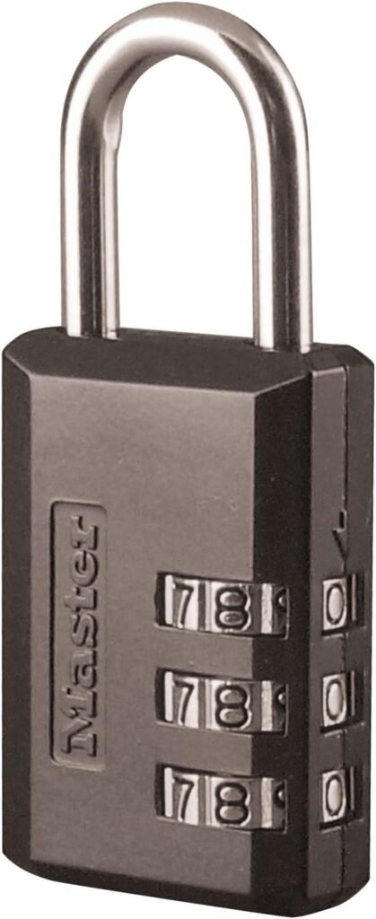 Master Lock TSA Set Your Own Combination Luggage Lock + Master Lock Combination Padlock – TSA Approved Travel Locks with Customizable Combinations, Durable Metal Construction Master Lock TSA Set Your Own Combination Luggage Lock + Master Lock Combination Padlock – TSA Approved Travel Locks with Customizable Combinations, Durable Metal Construction