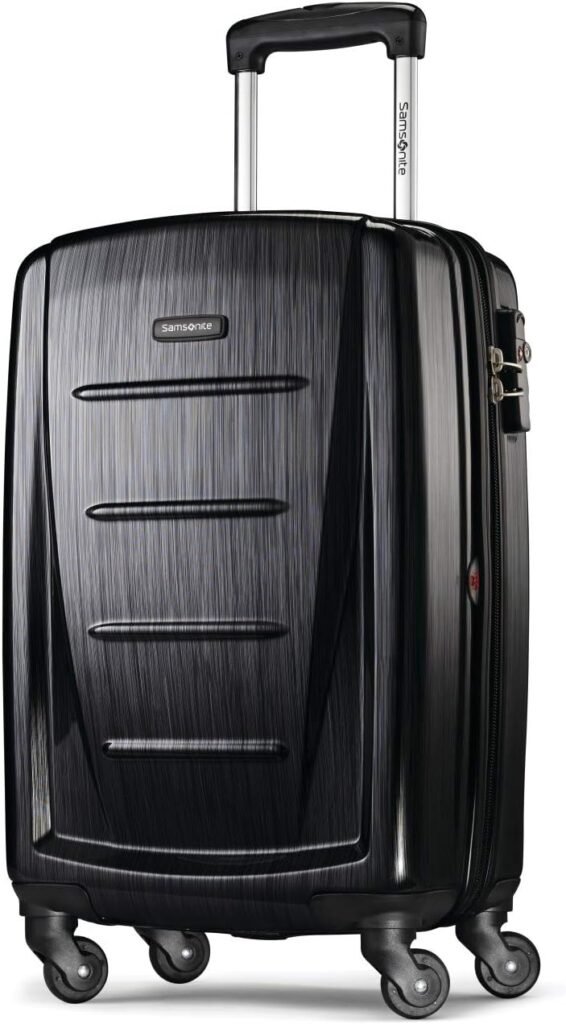 Samsonite Winfield 2 Hardside Luggage with Spinner Wheels, Carry-On 20-Inch, Brushed Anthracite