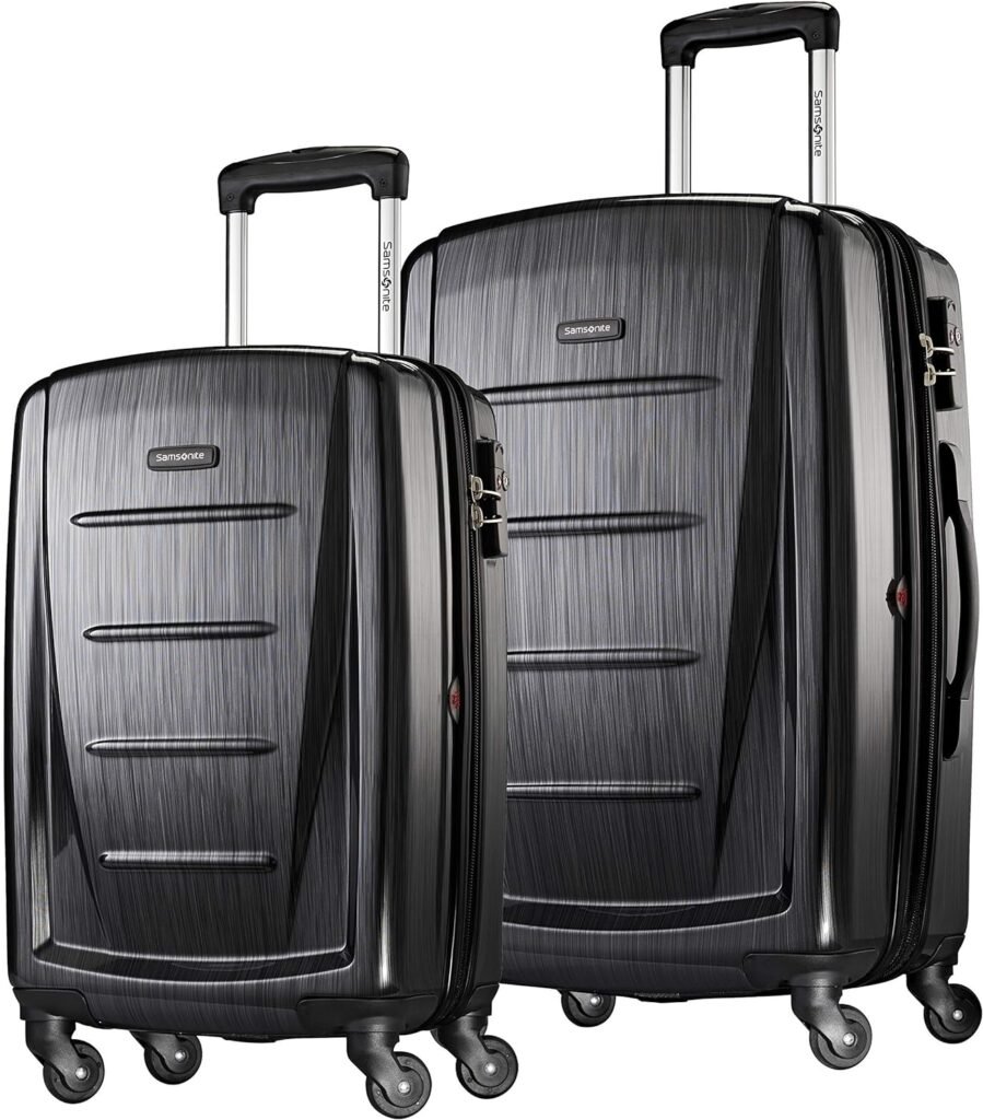 Samsonite Winfield 2 Hardside Luggage with Spinner Wheels, Carry-On 20-Inch, Brushed Anthracite