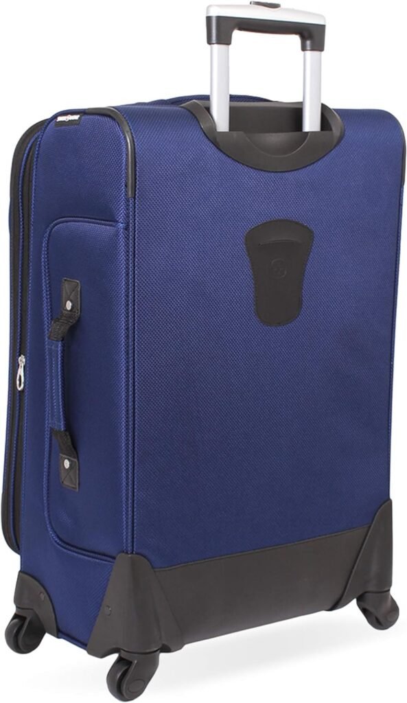 SwissGear Sion Softside Expandable Roller Luggage, Black, Carry-On 21-Inch