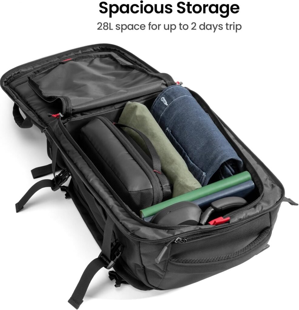 tomtoc Travel Backpack 40L, TSA Friendly Flight Approved Carry-on Luggage Hand Backpack, Water-resistant Lightweight Business Rucksack, Durable Large Weekender Bag Daypack Fits 17.3 Inch Laptop tomtoc Travel Backpack 40L, TSA Friendly Flight Approved Carry-on Luggage Hand Backpack, Water-resistant Lightweight Business Rucksack, Durable Large Weekender Bag Daypack Fits 17.3 Inch Laptop