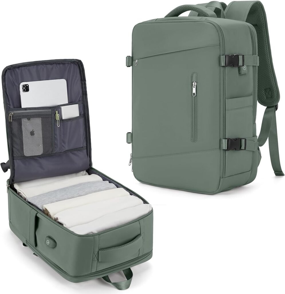 VGCUB Carry on Backpack,Large Travel Backpack for Women Men Airline Approved Gym Backpack Business Laptop Daypack