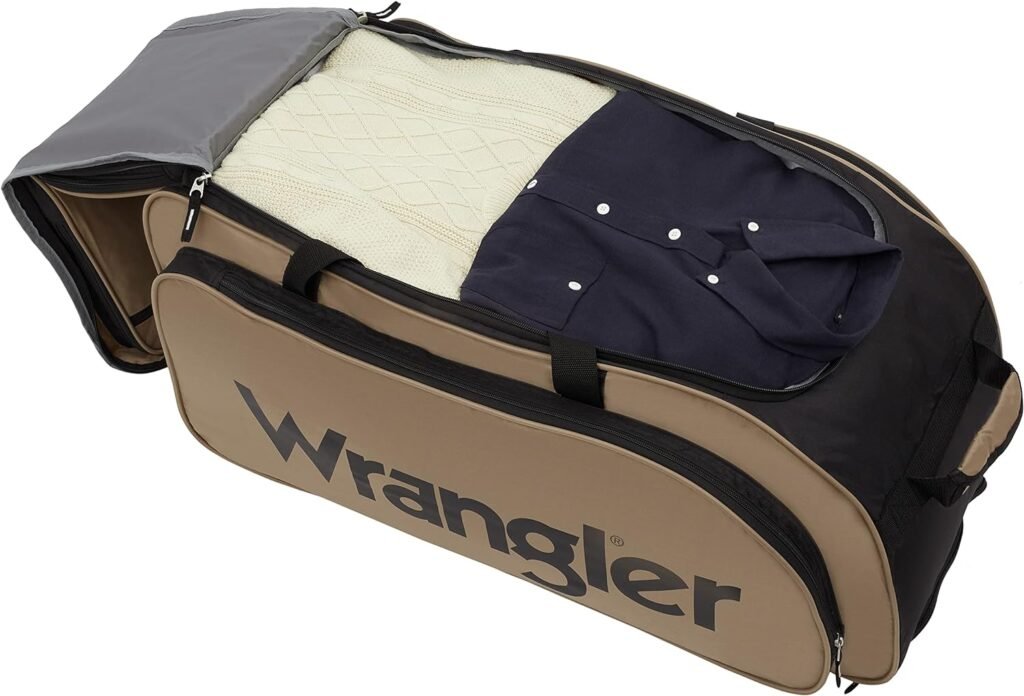Wrangler 30 Wesley Rolling Duffel Bag Wrangler 30 Wesley Rolling Duffel Bag