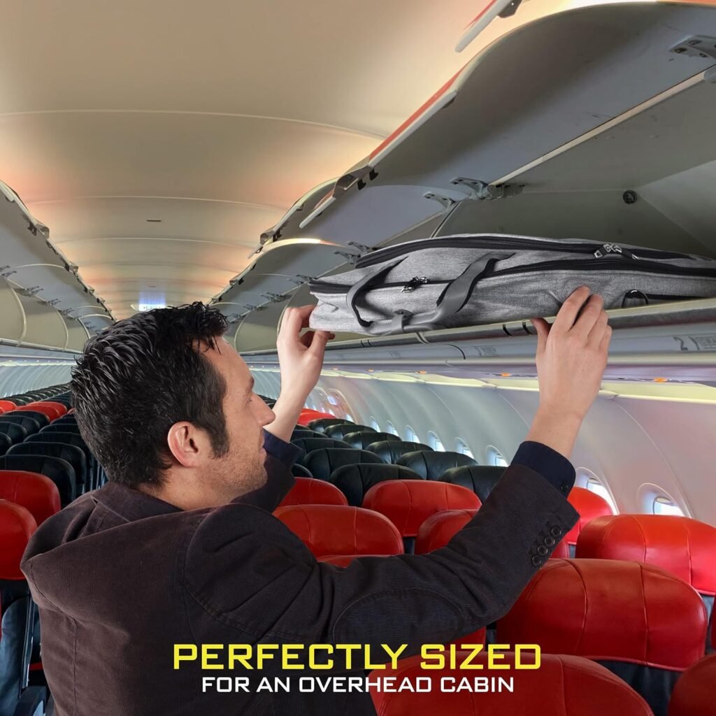 ZEGUR Suit Carry On Garment Bag for Travel  Business Trips With Shoulder Strap