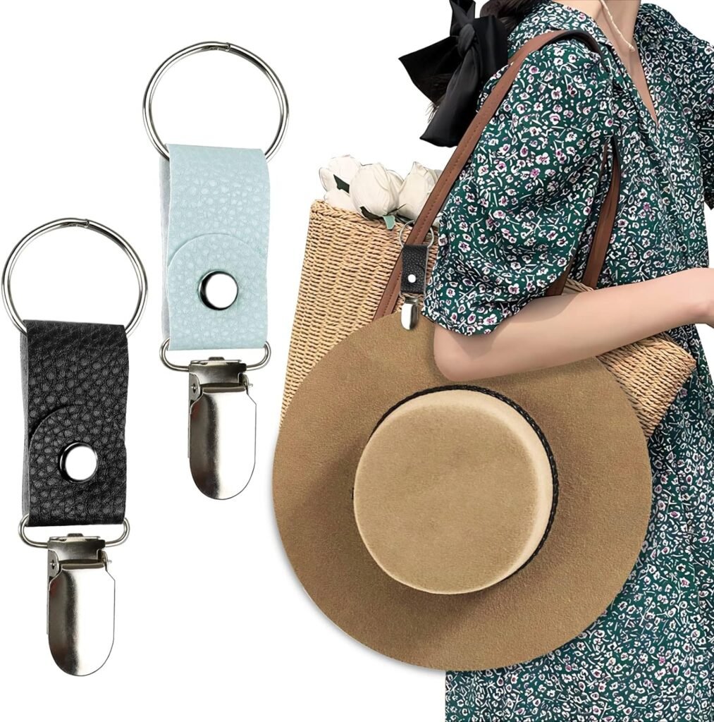 Hat Clip for Travel, Stylish Hands-Free Accessory for Bags, Backpacks, Purses, Luggage and More, Clip-On Holder for Hat