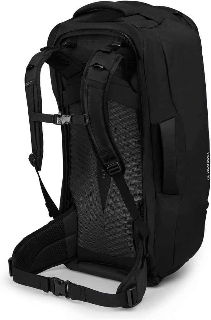 Osprey Farpoint 40L Mens Travel Backpack, Tunnel Vision Grey